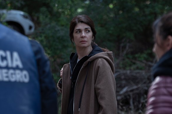  Soledad Villamil plays Ema, a citizen journalist, in Caught. 