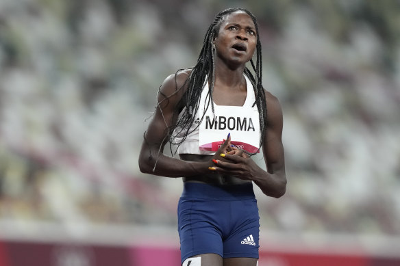 Christine Mboma has qualified for the 200m final.