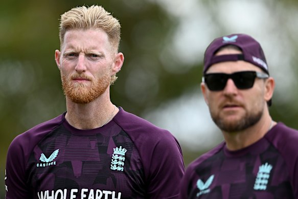 Where to now? Skipper Ben Stokes and coach Brendon McCullum have much on their plate heading into next Wedneday’s Third Test in Adelaide.
