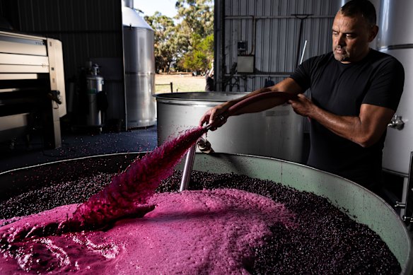 Pauly Vandenbergh, owner of Munda Wines.
