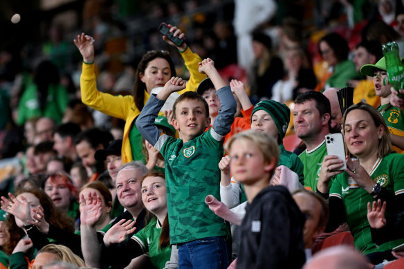 Ireland fans in Brisbane.