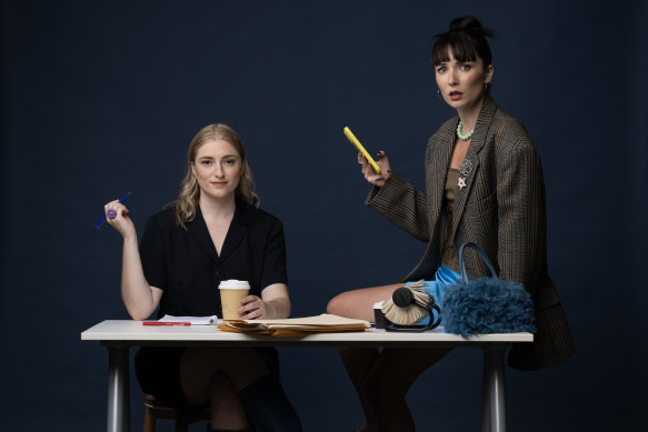  Vic Zerbst (left) and Jenna Owen met at university and trust each completely as creative partners.  