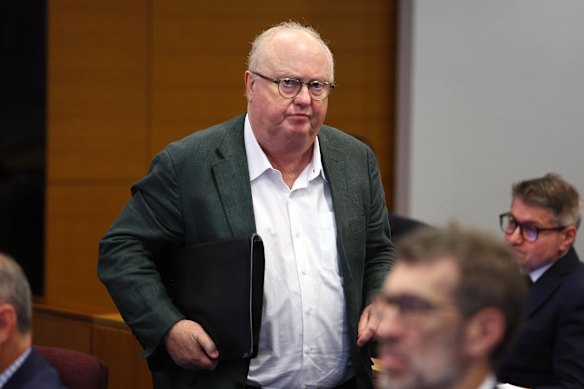 Geoffrey Watson gave evidence as a witness for a second day at the Commission of Inquiry into the CFMEU.