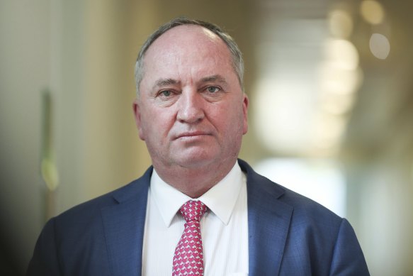 Nationals leader Barnaby Joyce.