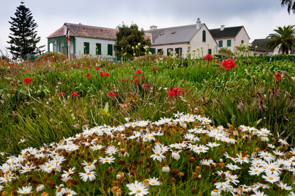 Longwood House, home to Napoleon Bonaparte until 1821.