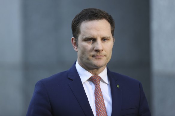 Immigration Minister Alex Hawke has been promoted. 