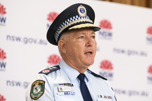NSW Police Commissioner Mick Fuller has been given additional powers. 