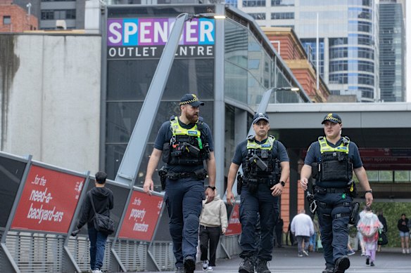 Retailers reported a sharp drop in theft in January after protective services officers began patrolling major shopping centres.  