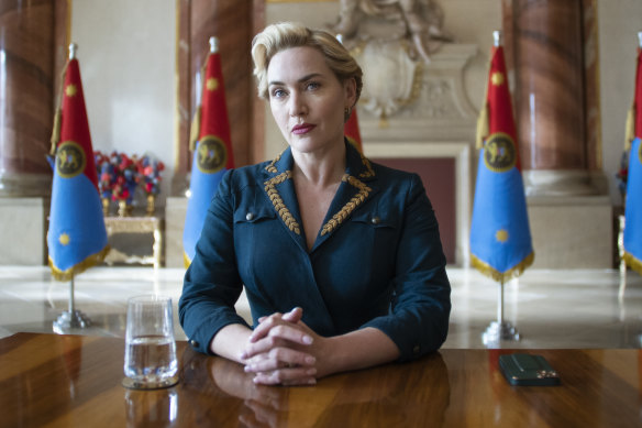 Kate Winslet plays the chancellor of a fictional European country in the staire The Regime.