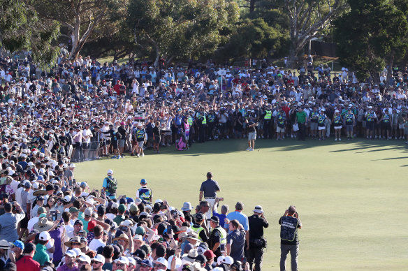 Huge crowds were on hand in Adelaide for LIV Golf’s first tournament on Australian soil.