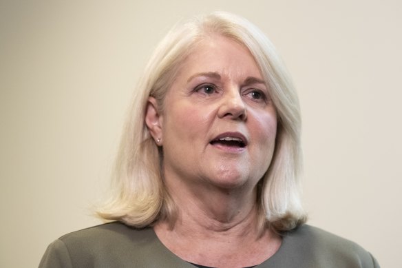 Karen Andrews’ anger when she spoke to the media on Tuesday could have fired up an entire government.