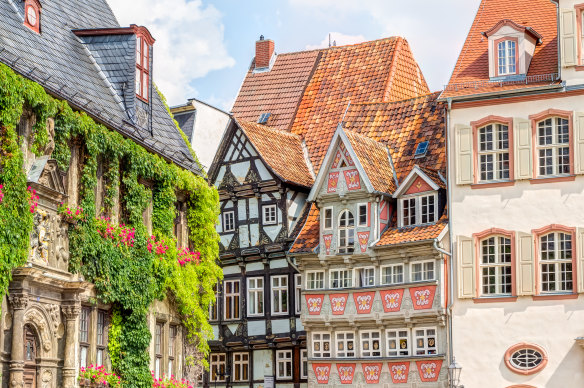 Quedlinburg old town, Germany.