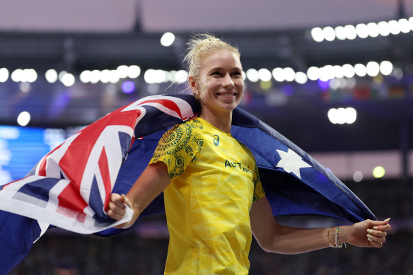 Eleanor Patterson won bronze at the Paris Olympics 