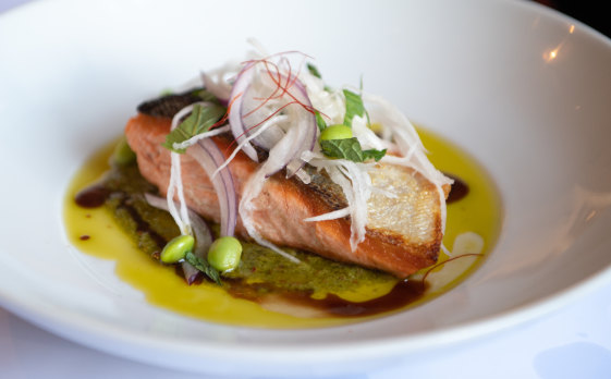 The Lord Nelson’s pan-seared king salmon