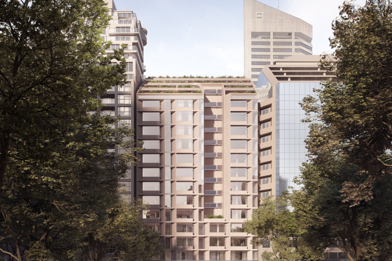 A render of the proposed redevelopment of 271 Elizabeth Street.