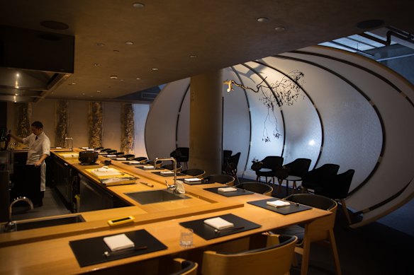 Zhang’s other restaurant, Ishizuka, offers elaborate kaiseki menus that reflect the seasons.