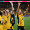 Cortnee Vine and her Matildas teammates bask in the aftermath of Saturday’s thrilling penalty shootout win over France.