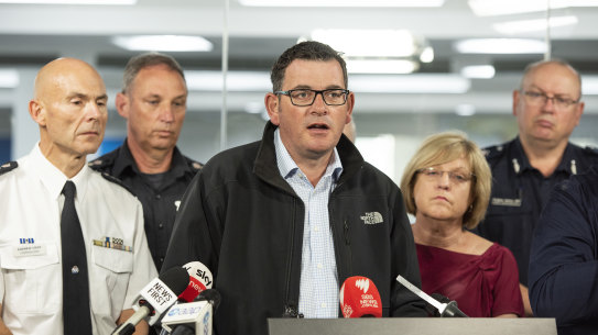Premier Daniel Andrews on Tuesday.