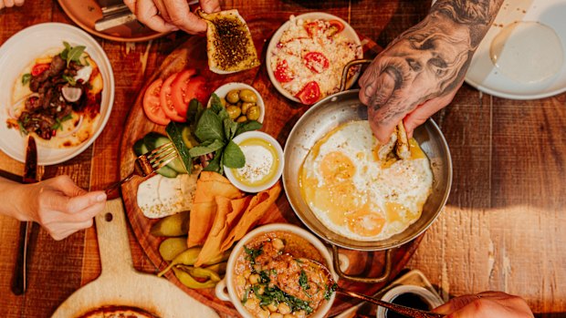 Yum Yum Bakery’s big breakfast.