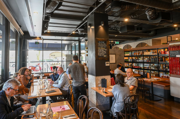 Roccella is a local favourite in East Melbourne.