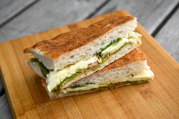 Caprese panini. 