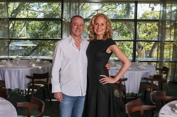 Neil and Sam Perry at Song Bird, Double Bay, which will soon become Gran Torino.