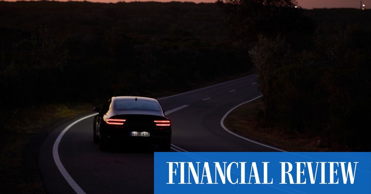 afr.com - Tony Davis - This sports sedan is dark, moody and easy on the eye