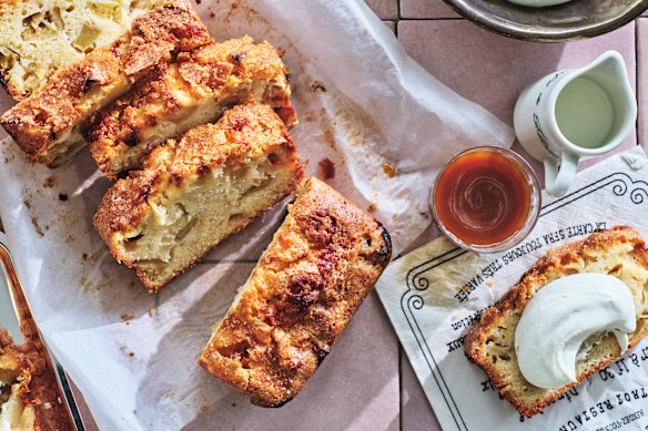 French apple cake.
