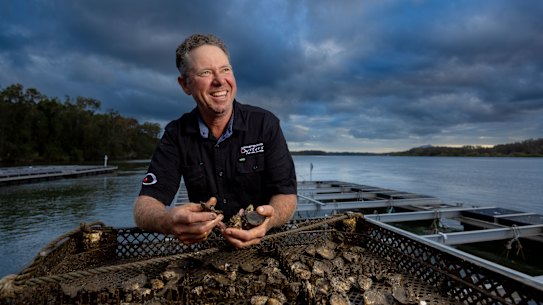 Brandon Armstrong is a third-generation oyster farmer on the Camden Haven River on the NSW Mid North Coast who has been impacted by multiple floods.