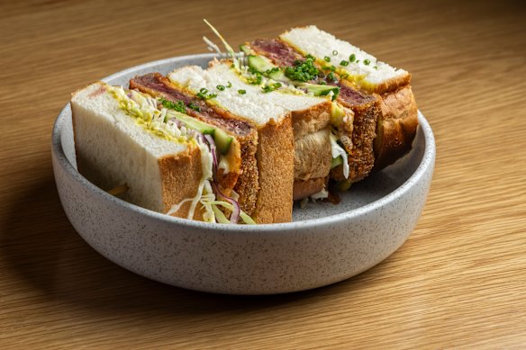 Wagyu katsu sando.