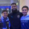Payne Haas with his brothers Hans and Geejay.