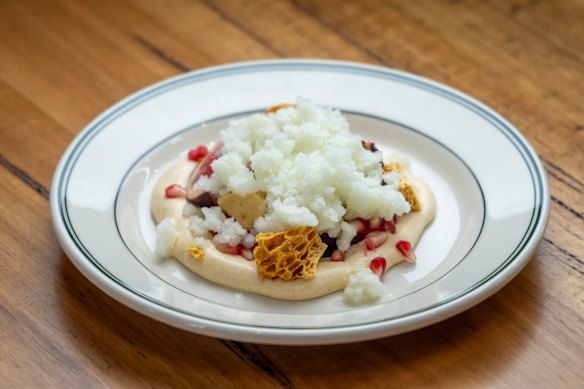 Thai gin granita dessert. 