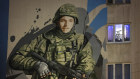 A Kyiv mural memorialises Andriy Ogorodnik, 23, an Azov Brigade member killed in the defence of Mariupol in 2022.