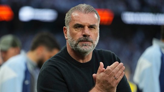 Ange Postecoglou after the match.