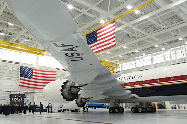 The new Air Force One has a dramatically different paint job.