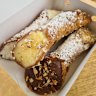 Assorted cannoli from T. Cavallaro & Sons.