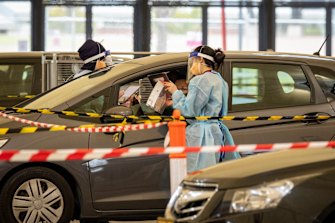 Get a test - or a jab: Australiaâ€™s first drive-through vaccination hub will be set up at a former Bunnings site in Melton.