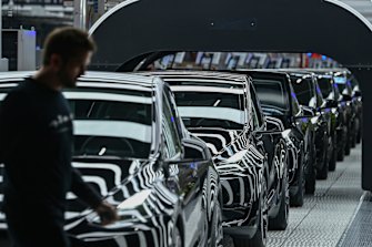 Tesla sold far fewer units amid a factory shutdown in China and other supply chain woes. 