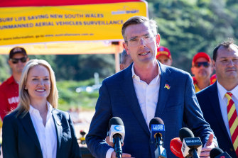 NSW Treasurer Dominic Perrottet, Minister for Sport Natalie Ward 