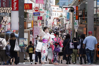 Harajuku district of Tokyo: In the wake of the pandemic, many are turning away from Japan’s bustling city life. 
