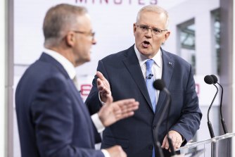 The prime minister questioned whether Opposition Leader Anthony Albanese supported the deal during a leaders’ debate. 
