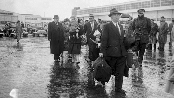 Staff of the Russian Embassy at Canberra Airport