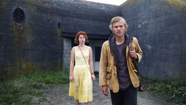 Moll (Jessie Buckley) and Pascal (Johnny Flynn) in Michael Pearce's feature debut <i>Beast</i>.