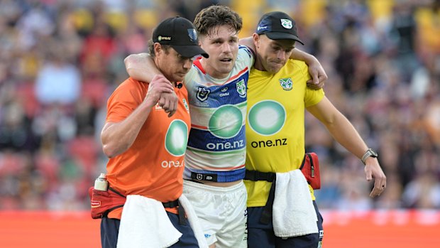 Luke Metcalf was leading the 2025 Dally M count before he suffered a season-ending knee injury in June.