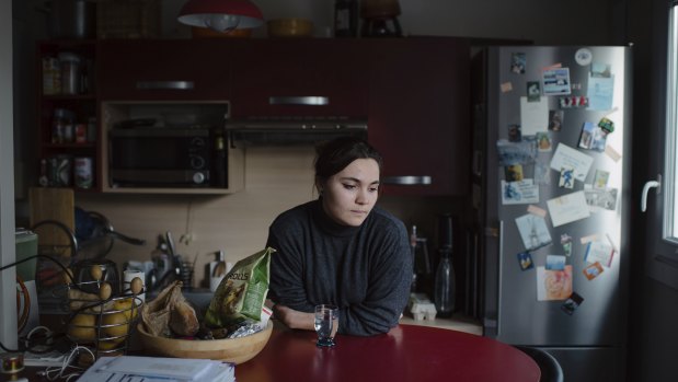 Philae Lachaux at her family’s home in Viroflay, France. The lockdowns have been particularly hard on the mental well-being of the young. 