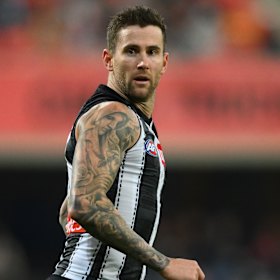 Magpies star Jeremy Howe.
