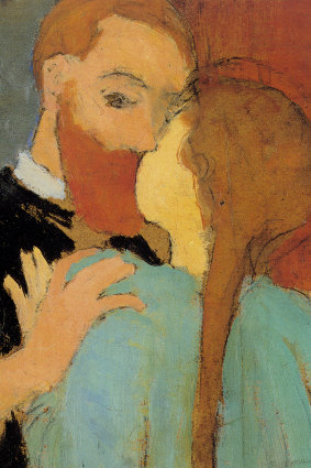 The Kiss by Edouard Vuillard, c. 1890-91.