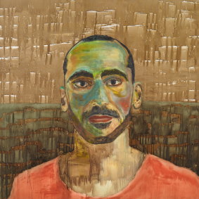 Mostafa Azimitabar’s KNS088 (self-portrait), which was short-listed for the Archibald Prize in 2022.