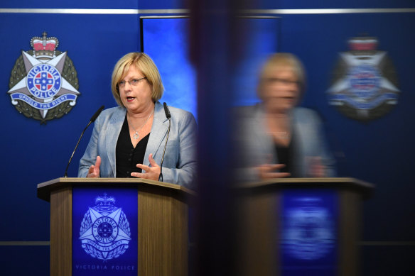 Police Minister Lisa Neville on Tuesday.