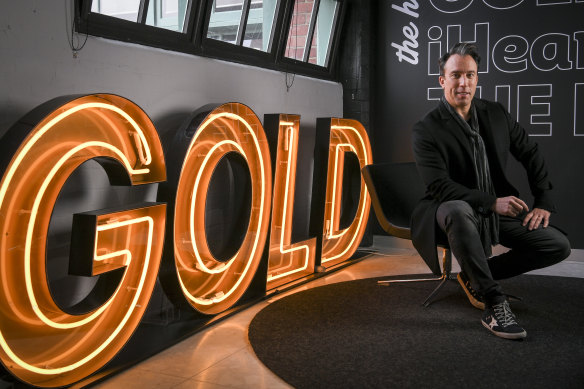 Christian O’Connell hosts the breakfast program on Gold. The station has topped the overall ratings for the first time in 33 years.